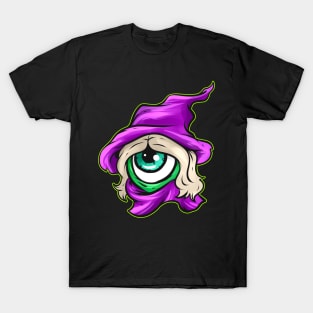 One Eyed Beholder Monster Witch Hat Costume Halloween T-Shirt